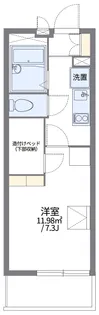 レオパレスメゾン鵠沼【3階】の間取り