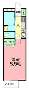 リバーサイド イズミ【103号室号室】の間取り
