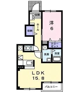 グレイス【1階】の間取り