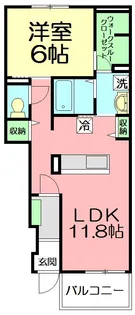 ソレイユ・N【1階】の間取り