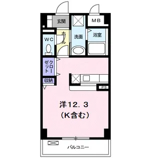 ジュネス ヴィラ【2階】の間取り