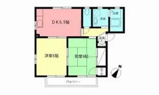 プレミールD【2階】の間取り