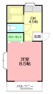 B’CASA秦野RE−BORN【1階】の間取り