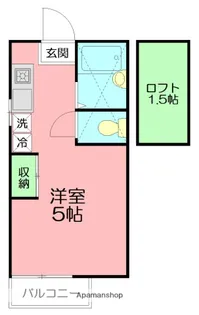 カフー茅ヶ崎【2階】の間取り