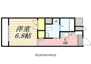 ブレクレール湘南【6階】の間取り