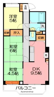 内藤マンションA棟【1階】の間取り