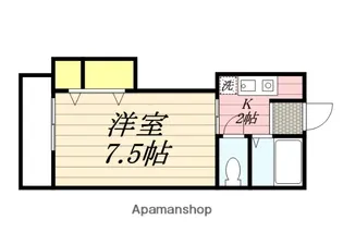 ヴァン シャンテ【2階】の間取り