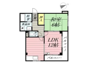 サンプレイス鵠沼【3階】の間取り