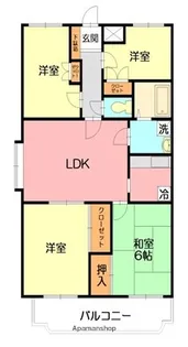 カサグランデ湘南【3階】の間取り