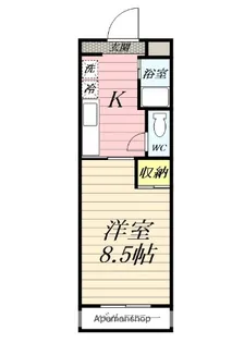 ベーネパラッツオアキ【1階】の間取り