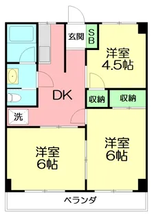 清水マンション【302号室】の間取り