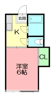 有明荘【2階】の間取り