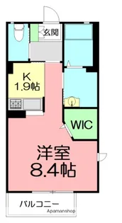 エトワールA【2階】の間取り