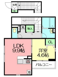 リブリ・湘南辻堂【2階】の間取り