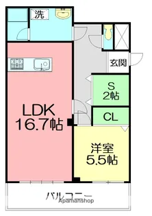 リエス平塚長瀬【2階】の間取り