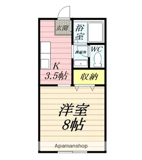 セゾンキタカド【1階】の間取り