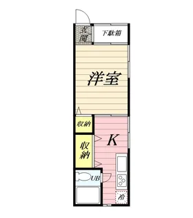 ベルドルフ【1階】の間取り