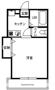 クレール中原【2階】の間取り