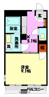 サクセス湘南八重咲ビル【2階】の間取り