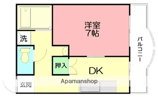 シャトー巽【2階】の間取り