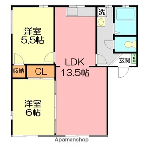 フレグランス御殿【1階】の間取り