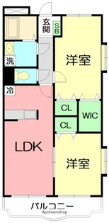 クレベール【4階】の間取り