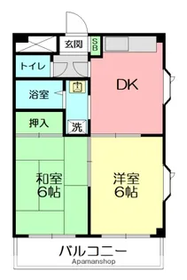 ロイヤルコスモス【1階】の間取り