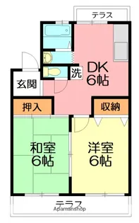 サンライト【1階】の間取り