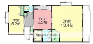 クレセール湘南【1階】の間取り