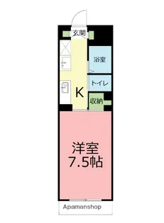 クランメール【1階】の間取り