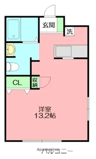 ビュー上屋敷【2階】の間取り