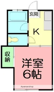 ハイムジュネス【1階】の間取り