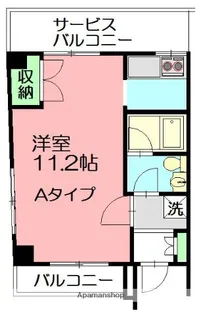オンディーヌ湘南【2階】の間取り