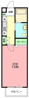 レジデンツ湘南【1階】の間取り