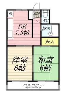 ビラ・トレンディ【2階】の間取り