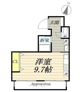 ROXY小田原【4階】の間取り