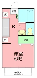 サンシティ岩原【1階】の間取り