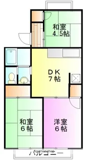 ストーンリバーA棟【2階】の間取り