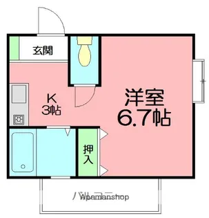 ヴェント【1階】の間取り