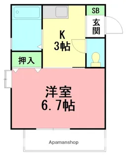 ヴェント【2階】の間取り