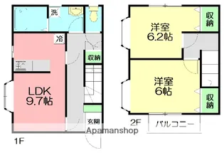 ボナール【1階】の間取り