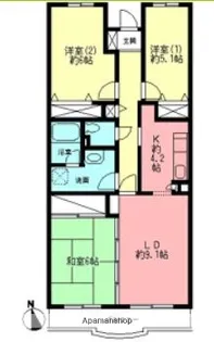 ヴェルドミール壱番館【4階】の間取り