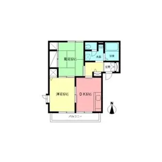 パレス湘南Ⅰ【2階】の間取り