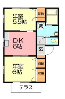フォンテーヌ【1階】の間取り
