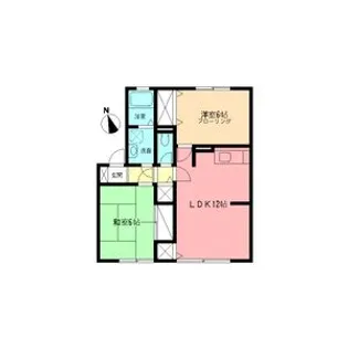 セナA【1階】の間取り