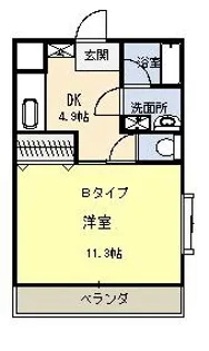サン・ドマーニ湘南【502号室】の間取り