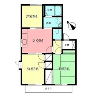 アネックス大下Ⅰ【1階】の間取り