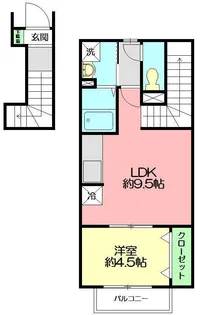 アムール雫【2階】の間取り
