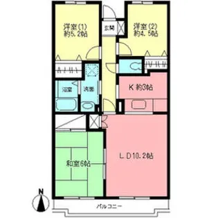 ユアーズホーム舞岡【1階】の間取り