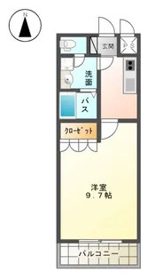 プランドールY’S Ⅱ【2階】の間取り